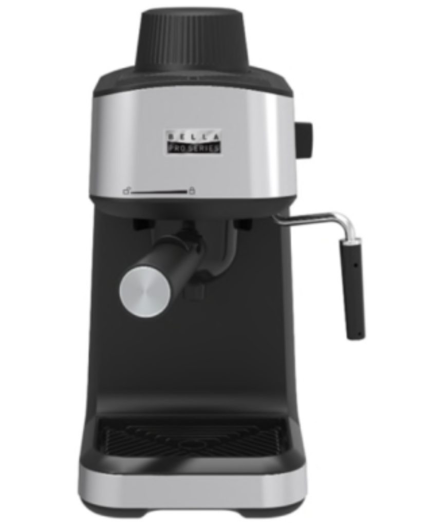 bella espresso maker burn injury