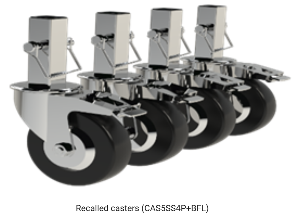 scaffold caster recall