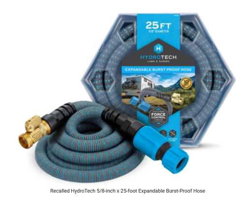 hydrotech hose burst recall