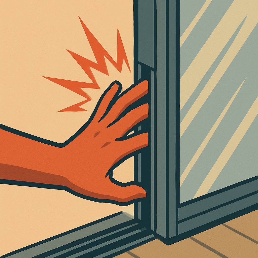 sliding glass door accidents